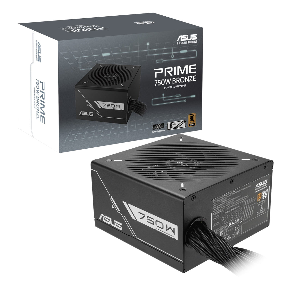 Asus PRIME 750W 80 PLUS Bronze ATX Non-modular Power Supply