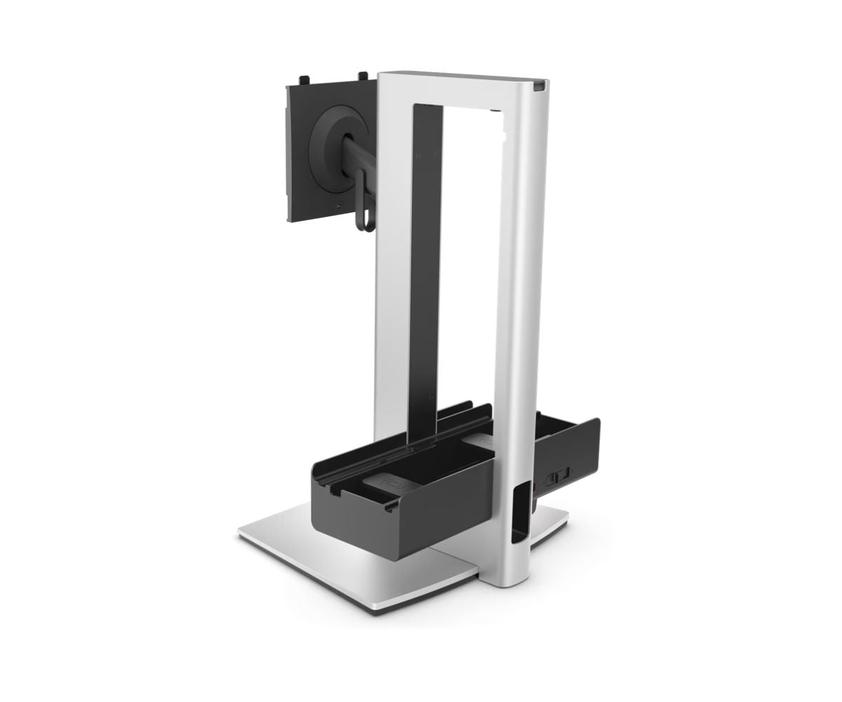 Dell Pro Slim OSS25 All-in-One Stand | 482-BBFP | For 19"–27" VESA Monitors | Height Adjustable | Silver