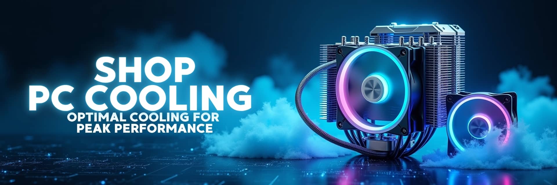 High-performance PC cooling components including CPU coolers, liquid cooling systems, and case fans – Vorax South Africa.