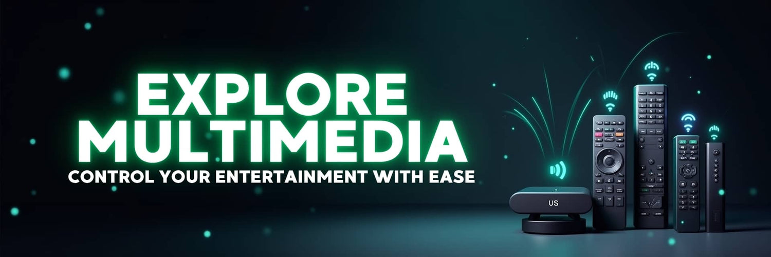 Multimedia accessories including TV remotes, screen protectors, and utility add-ons for media devices – Vorax South Africa.