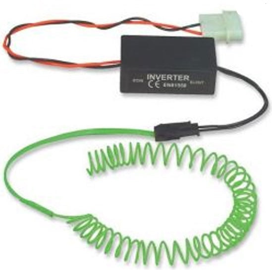 Manhattan Electro Luminescent Cable Neon Green - Computer Gaming Hardware