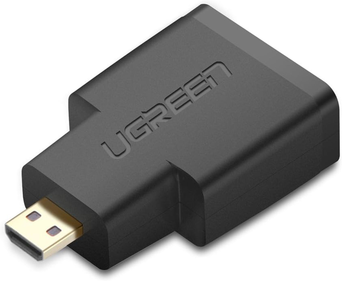 UGreen Micro HDMI Male to HDMI Female Adapter – Black