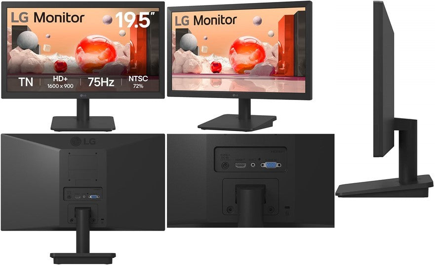 LG 19.5" LED HDMI Monitor with 1600x900 Resolution