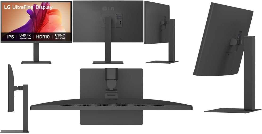 LG UltraFine 27 Inch 4K UHD IPS Monitor with vibrant colors and sleek design.