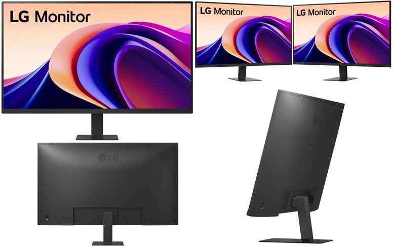 LG 27 Inch QHD LED Desktop Monitor - (2560x1440) IPS Display - Computer Monitors