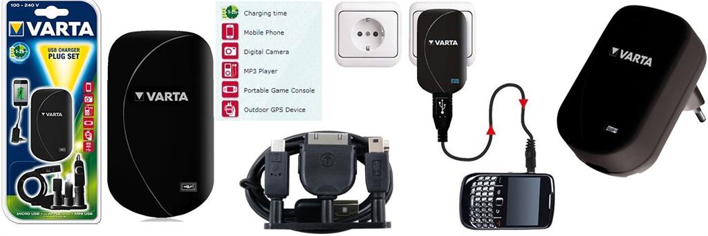 Varta V Man USB Charger Plug Set - Renewable Power Solutions