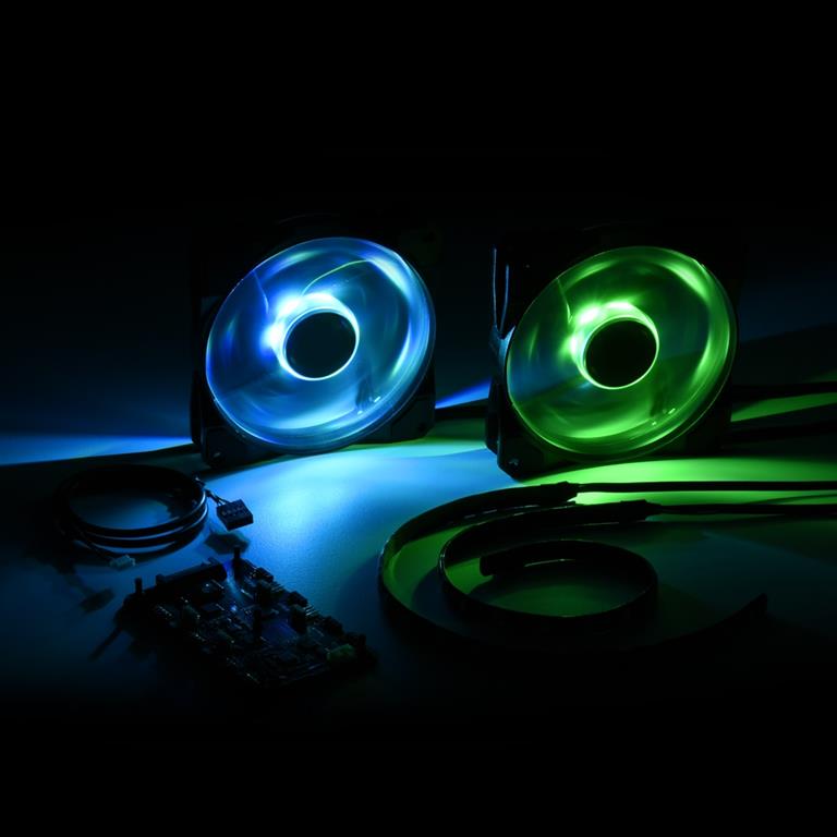 Sharkoon Pacelight RGB F1 1400 rpm Fluid Dynamic - Computer Gaming Hardware