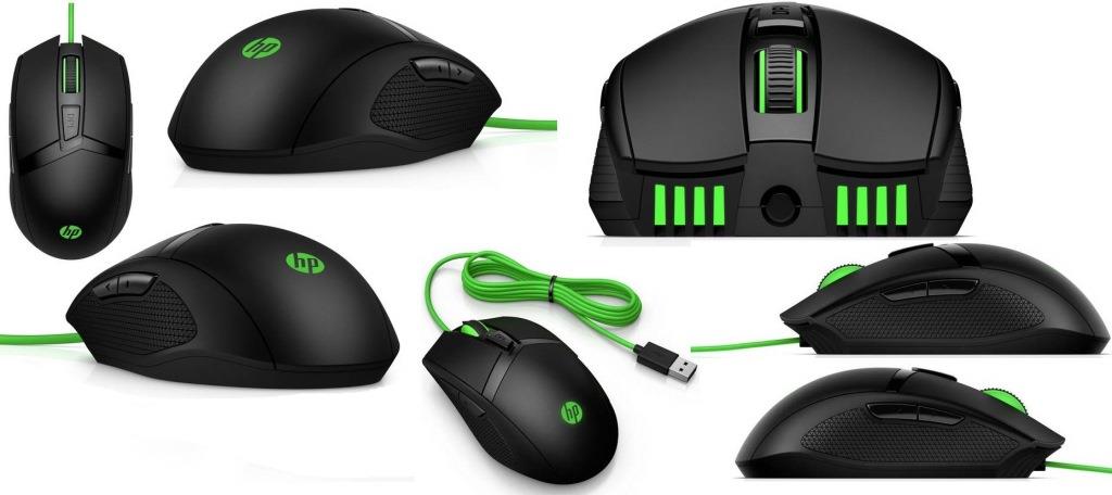 HP Pavilion USB Wired Gaming Mouse 300 - Computer Gaming Hardware