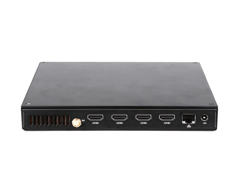 Giada DM6 V1605B Mini PC | AMD Ryzen V1605B 4-Core | 2x DDR4 32GB | mSATA & SATA Storage | 4x HDMI 4K | Win 10/Linux