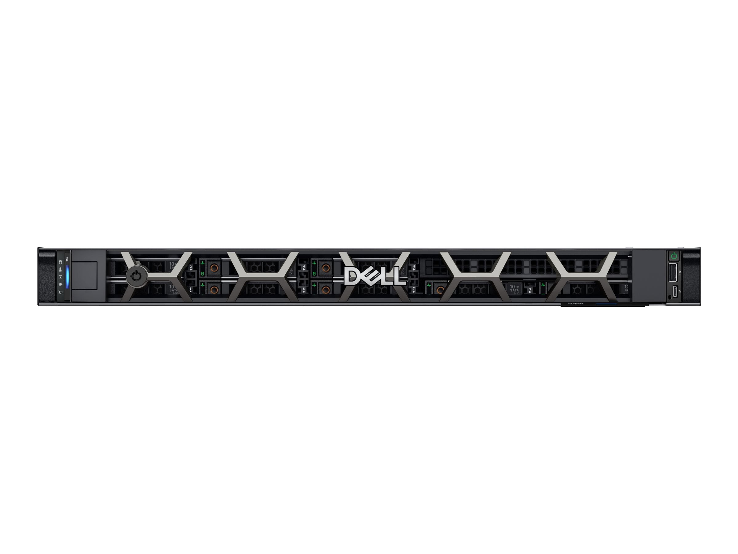 Dell PE R350/Chassis 4 x 3.5 HotPlug/Xeon E 2314/16GB/1x2TB/ReadyRails/Bezel/Broadcom 5720 Dual Port/PERC H355 LP without brackets/iDRAC9 Basic 15G/700W PSU/3Y NBD
