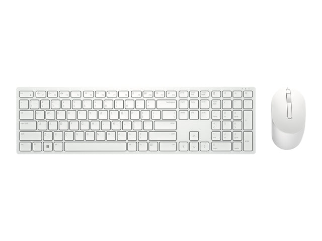 Dell Pro Keyboard and Mouse - KM5221W - US International (QWERTY) - White