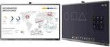 Hisense 65 inch 65WR6BE UHD Touch Interactive - Smart Boards