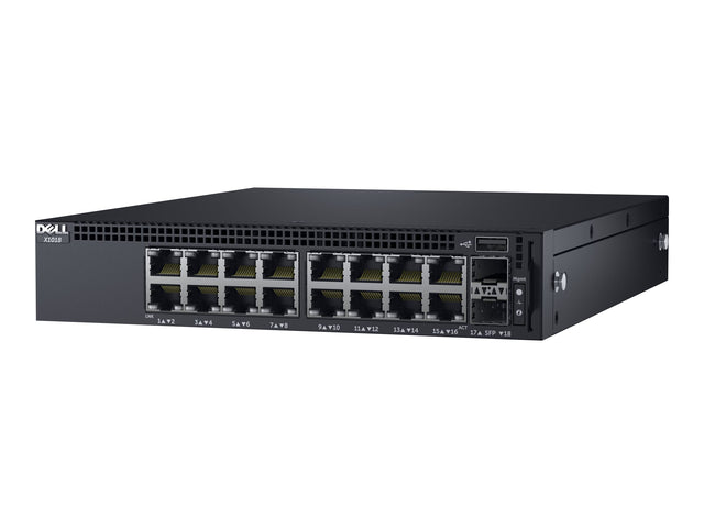 Dell Networking X1018 Smart Web Managed Switch | 16x 1GbE + 2x 1GbE SFP Ports