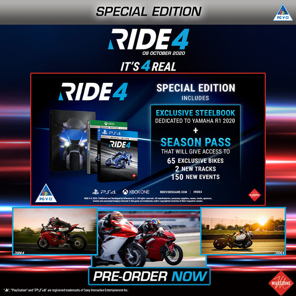 Xbox One Game Ride 4 Special Edition - Console Gaming Accessories