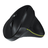 Port Connect Wireless Rechargeable Ergonomic Bluetooth Mouse - Black