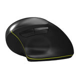 Port Connect Wireless Rechargeable Ergonomic Bluetooth Mouse - Black