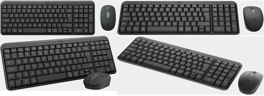 Logitech MK250 Wireless Keyboard and Mouse Combo with Eco-Friendly Design