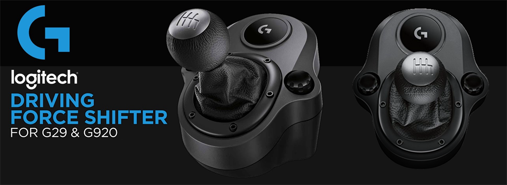 Logitech G920 Racing Wheel Driving Force Shifter for Realistic Racing