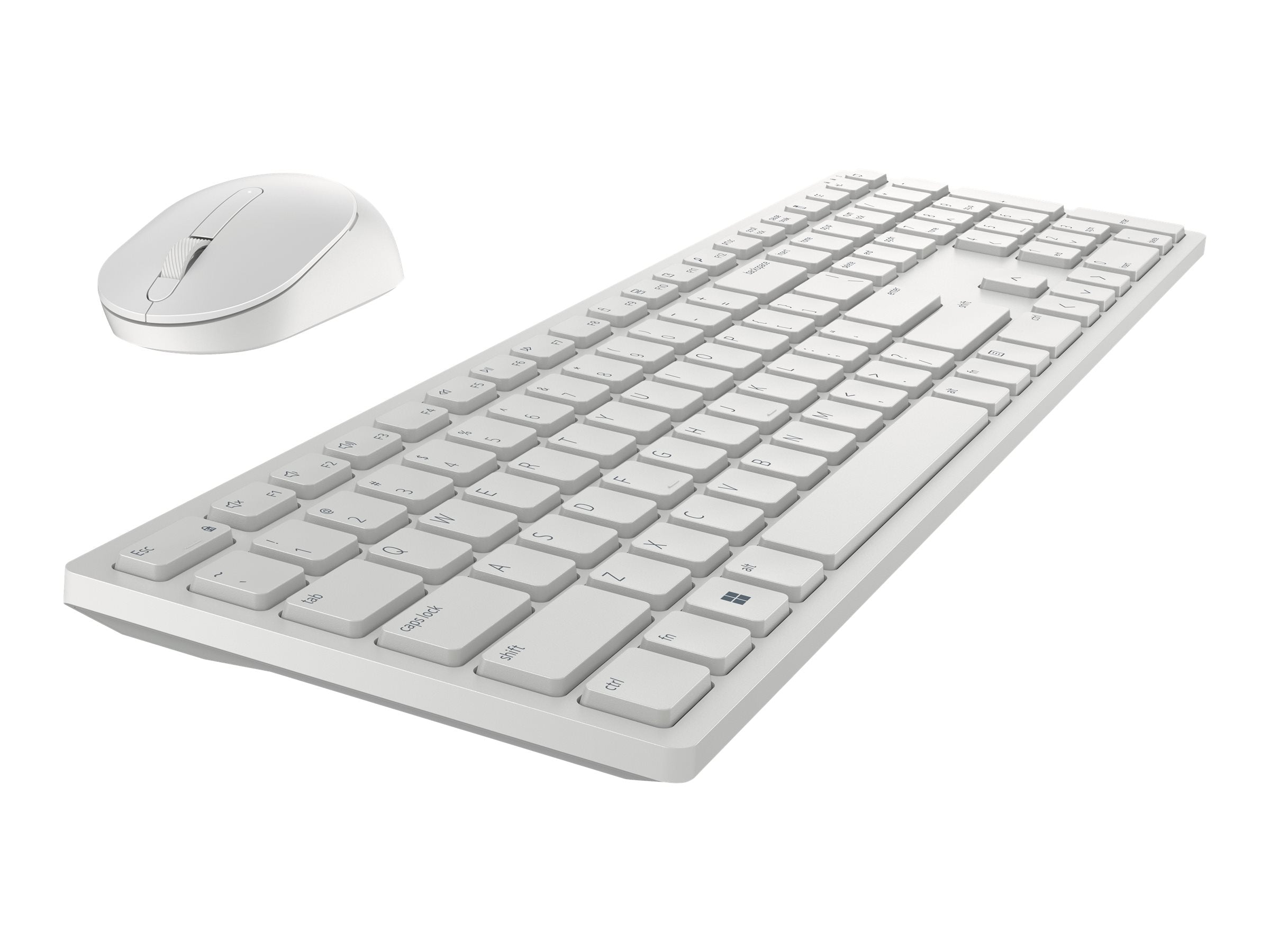 Dell Pro Keyboard and Mouse - KM5221W - US International (QWERTY) - White