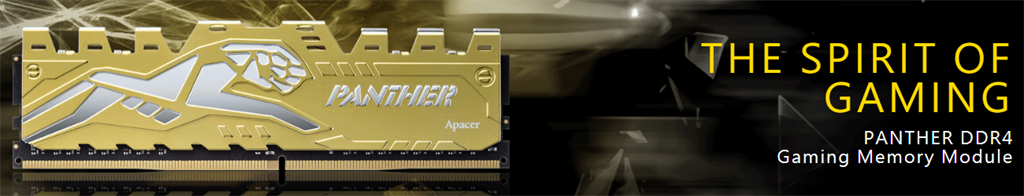 Apacer Panther 8GB DDR4 3200MHz CL16 Black - Computer Memory