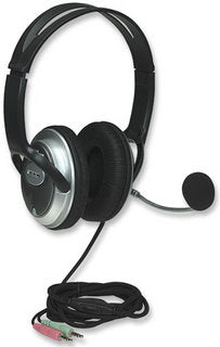 Manhattan Classic Stereo Headset with microphone and adjustable headband.