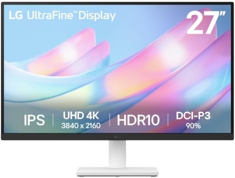 LG 27 Inch UltraFine UHD 4K IPS Monitor - Computer Monitors
