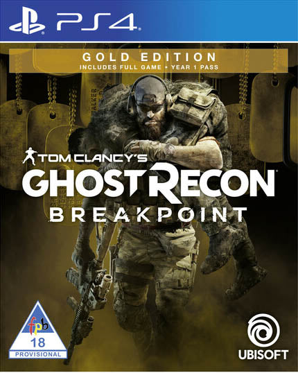 PlayStation 4 Game Tom Clancy Ghost Recon Breakpoint Gold Edition - Console Gaming Accessories