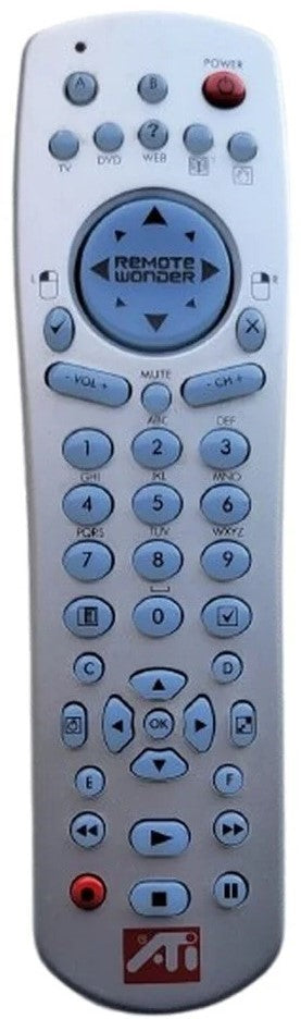 UniQue ATI RF P10704C Remote Control with sleek design and buttons.