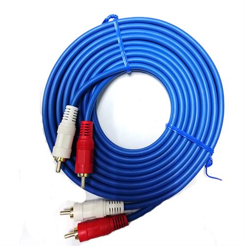Geeko 5m 2 X Cinch RCA Male Audio Cable - Computer Monitor Accessories