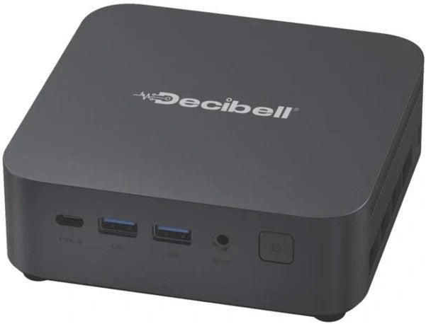 Decibell N3A Mini Desktop PC with Intel Core i5, 16GB RAM, 1TB SSD.