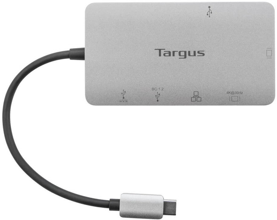Targus USB-C Single Video Docking Station with HDMI, VGA, and USB ports.