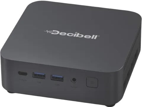 Decibell N3ES Intel Core i3 Mini Desktop PC with 16GB RAM and 512GB SSD.