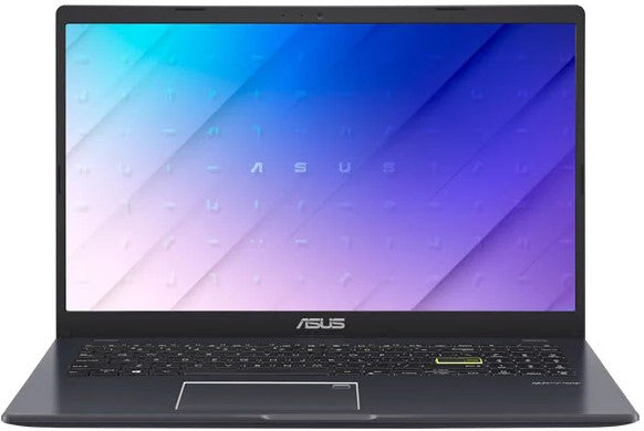 Asus Vivobook Go 15 E510KAB laptop with Intel Celeron N4500, 8GB RAM, 256GB SSD, and 15.6-inch HD display.