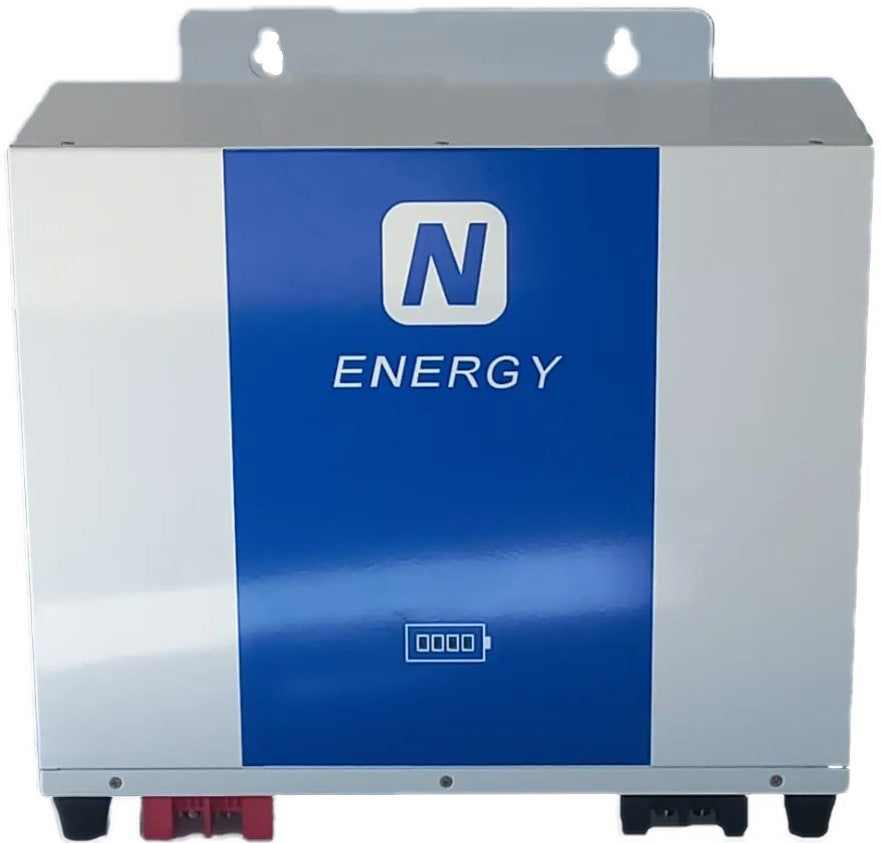 Solarix Nenergy 25.6V 100Ah LiFePo4 battery module with LCD panel.