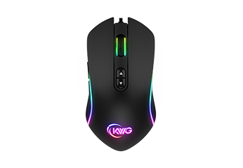 KWG Orion P1 RGB streaming lighting Unique Mouse - Computer Gaming Hardware