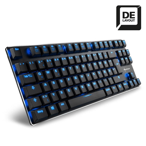 Sharkoon PureWriter TKL Mechanical USB Keyboard - Computer Gaming Hardware