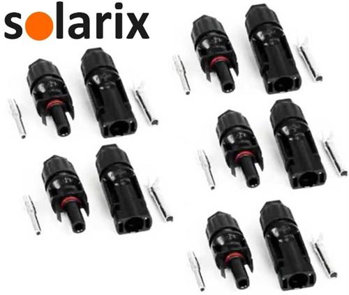 Solarix MC4 Solar Connectors Male And Female Pack - Renewable Power Solutions