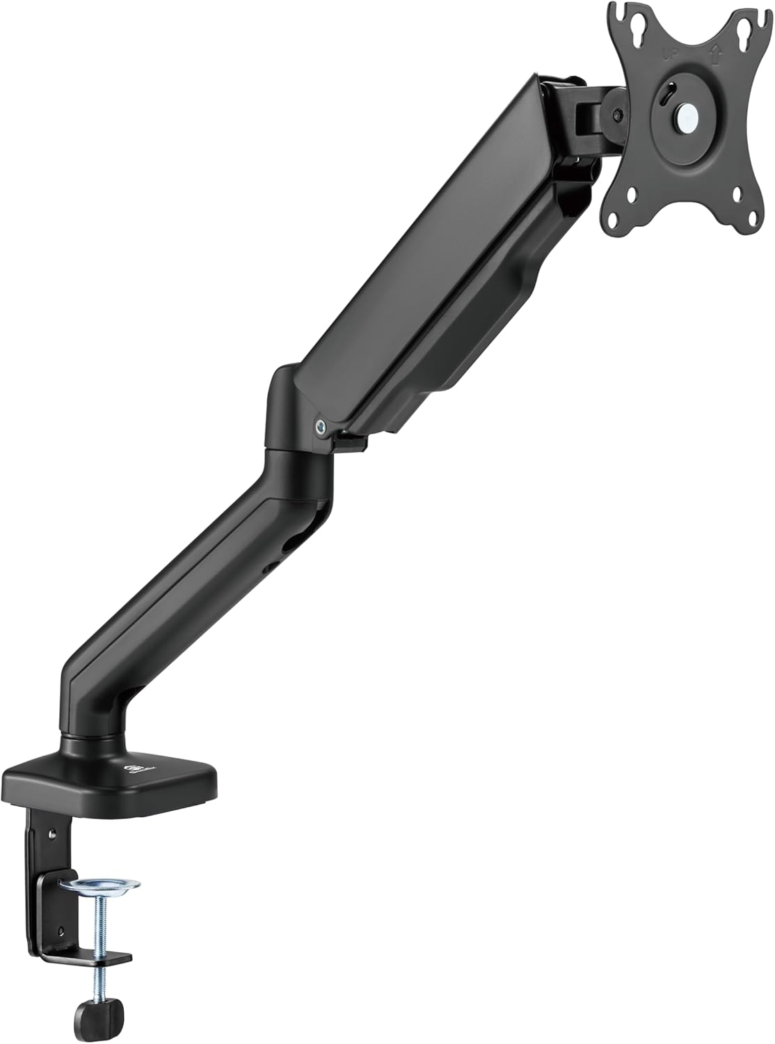 Unimount Spring-Assisted Monitor Arm Stand with cable management and adjustable tension.