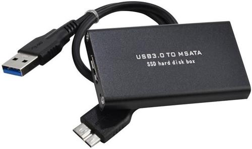 UniQue USB To mSATA SSD Mini External Enclosure - Hard Drive Enclosures