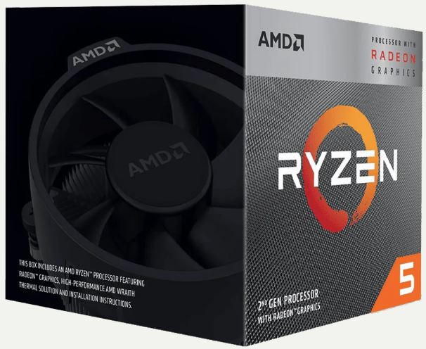 AMD Ryzen 5 3400G AM4 CPU - Computer Processors