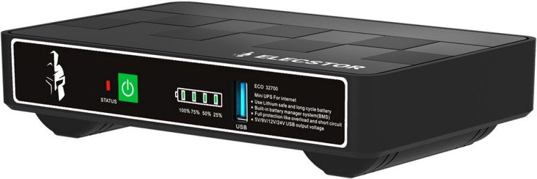 TITAN Elecstor ECO32700 18W 12000mAh 38WH Mini DC UPS - Renewable Power Solutions
