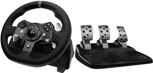 Logitech G29 Driving Force Steering Wheel and Pedals for gaming consoles and PC.