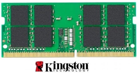 Kingston 8GB DDR4 2400MHz SODIMM laptop memory module in retail packaging.