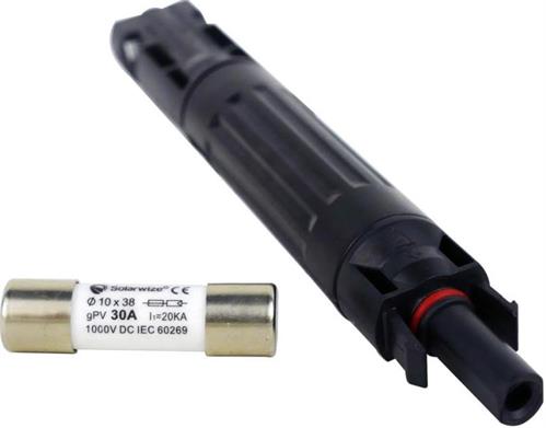 Solarix MC4 PV In Line Fuse Holder Cable - Renewable Power Solutions