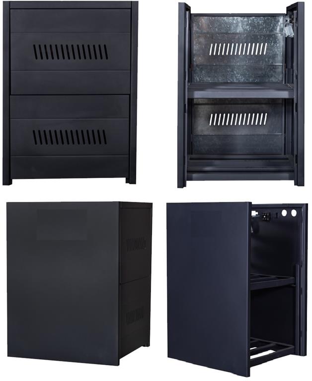 Solarix Steel Battery Box For 4 Batteries Indoor - Renewable Power Solutions