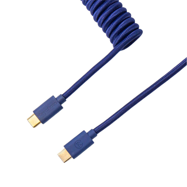 Keychron Coiled Aviator Blue Cable