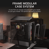 Corsair FRAME 4000D RS ARGB Modular Mid-Tower PC Case - Black