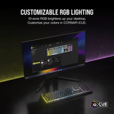Corsair K55 CORE RGB Gaming Keyboard - Black