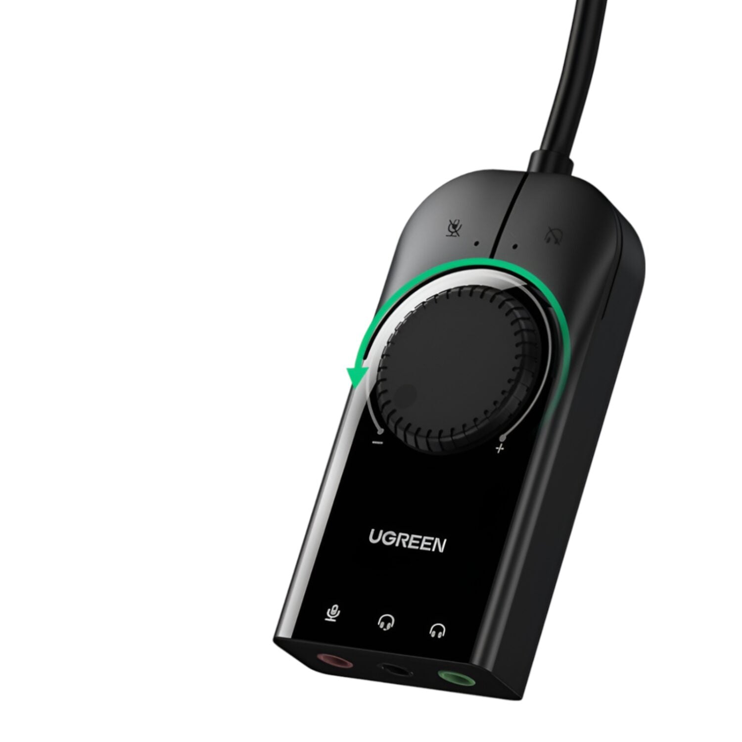 UGREEN CM129-40964 USB-A to 3.5mm External Stereo Sound Adapter - Black