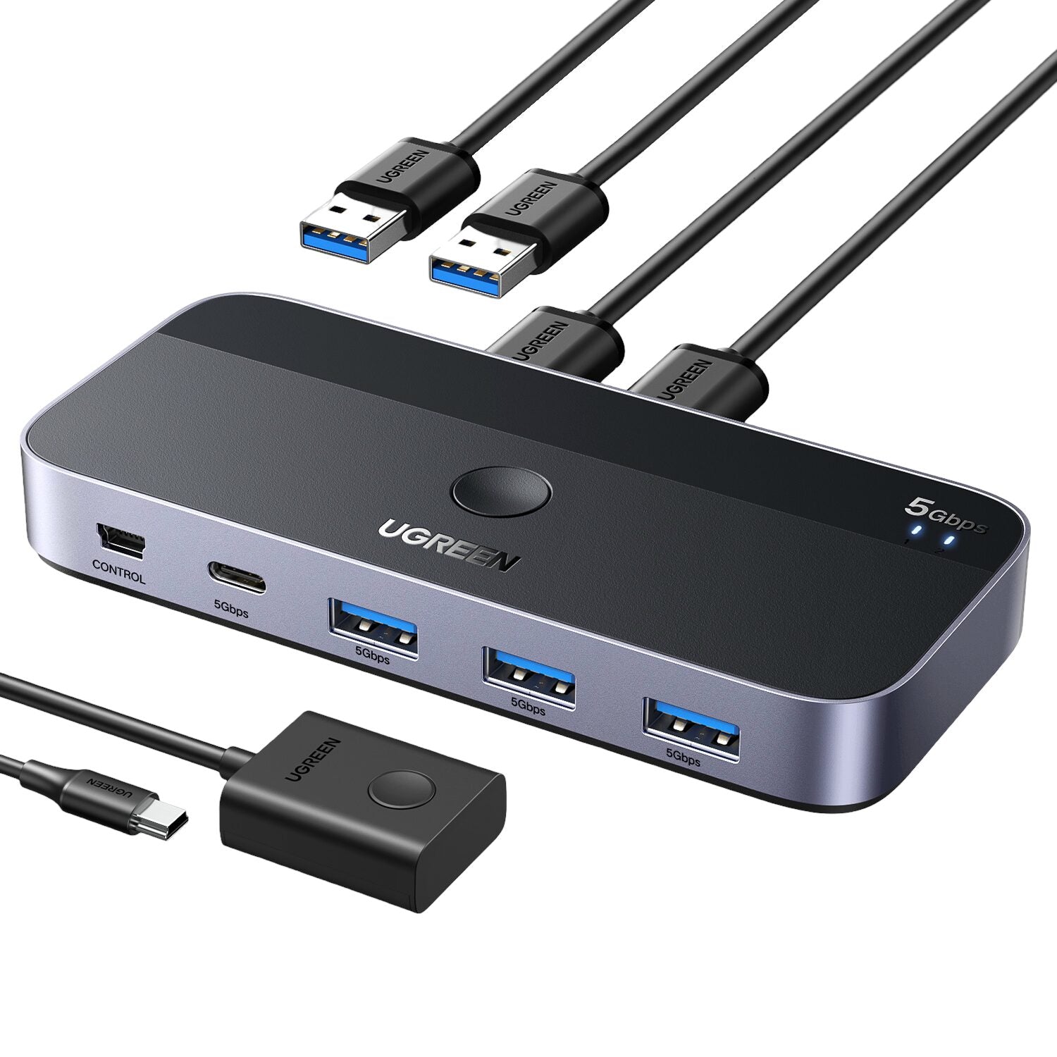 UGREEN Sharing Switch Box 2-in-4 Out